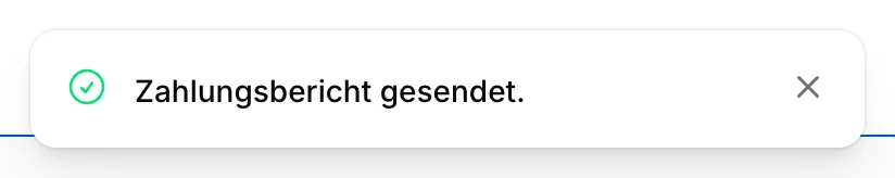 Auf Absenden klicken