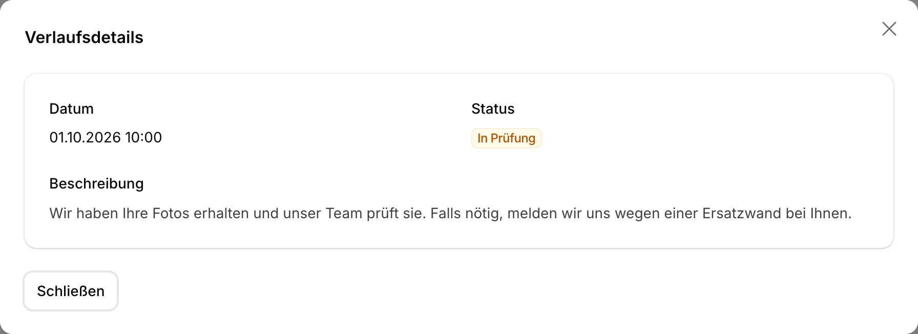 Notiz lesen