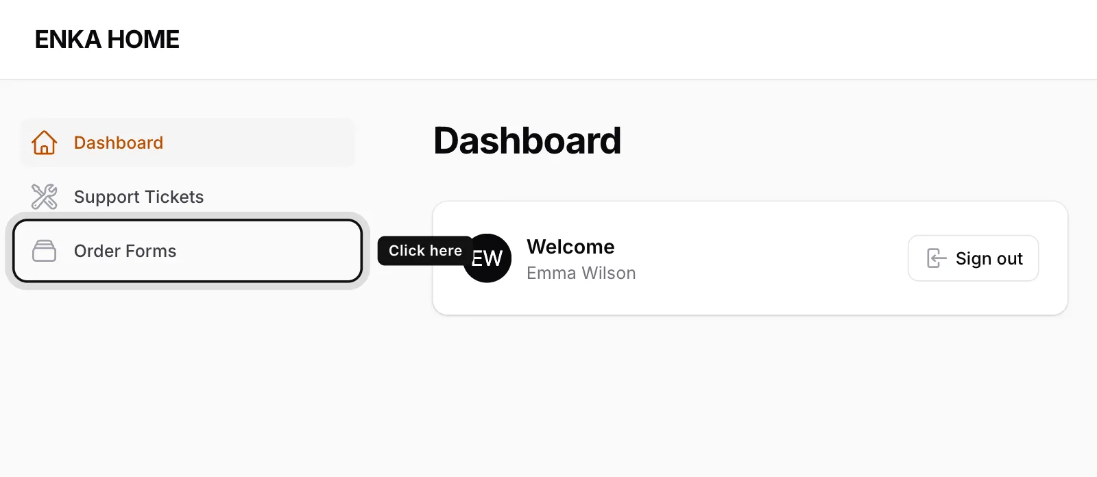 Click Order Forms