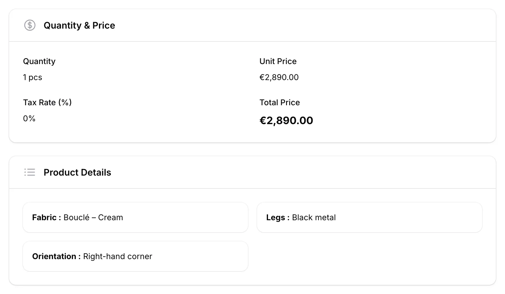 Product details