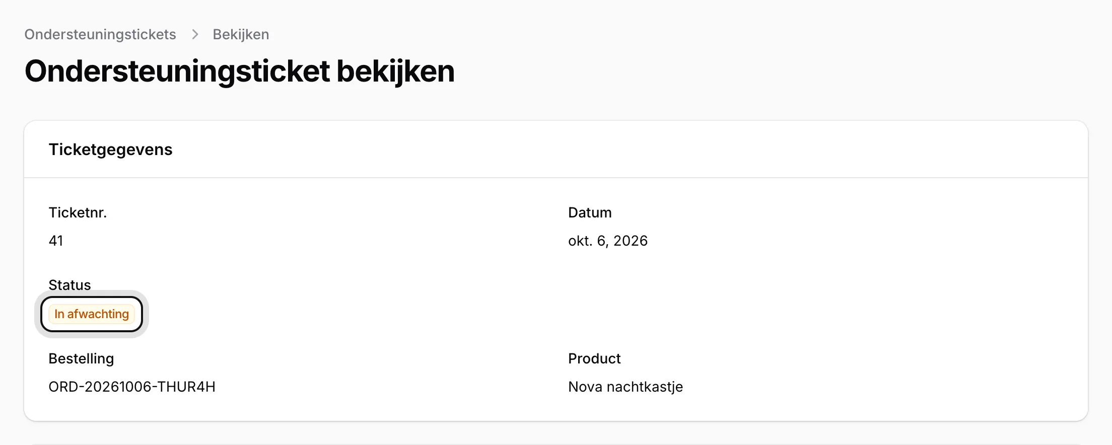Klik op Aanmaken