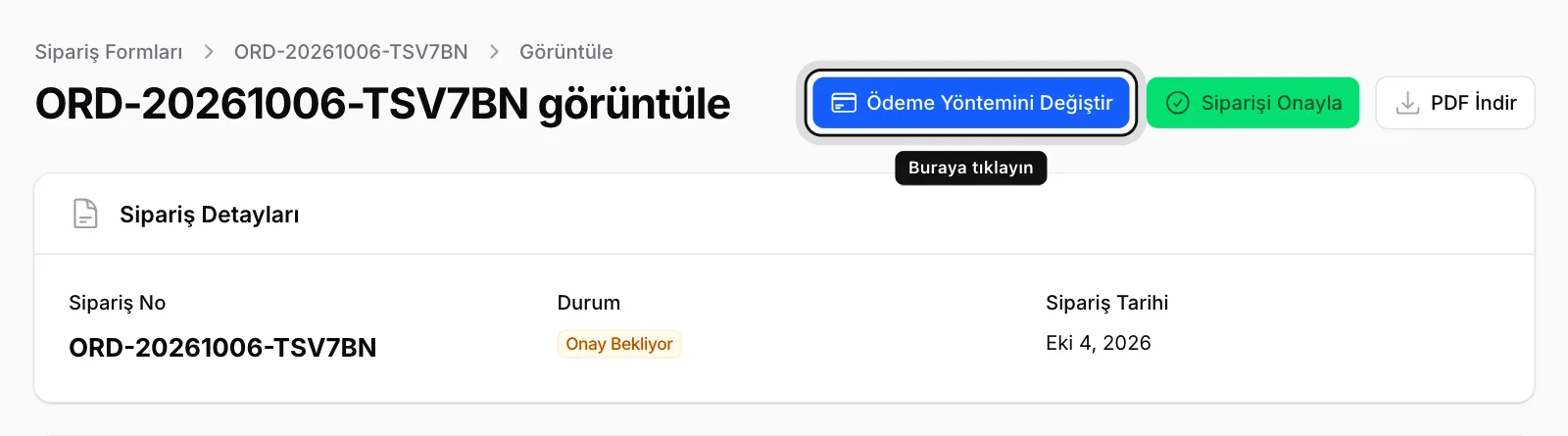 Gerekirse yöntemi değiştirin