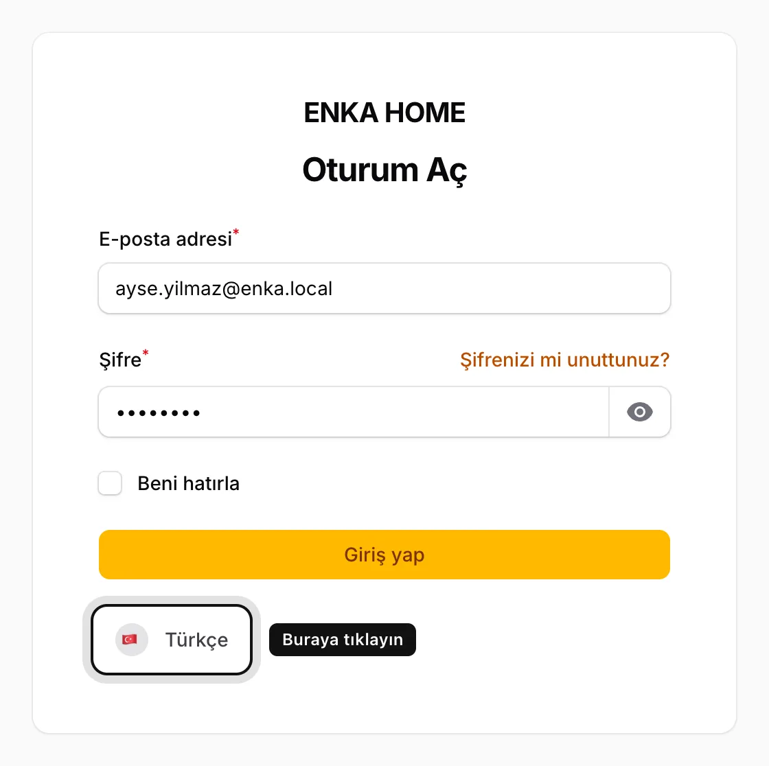 Panelin dilini nasıl değiştiririm?
