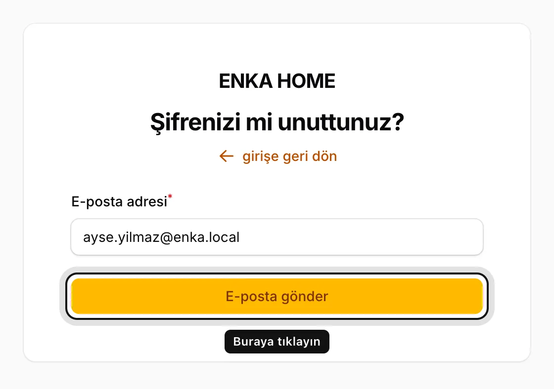 E-posta adresinizi yazın